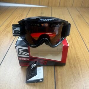 Scott USA Performance Snow Goggles Black Amplifier Lens‎ No Fog 02-0529-50-0-BLK